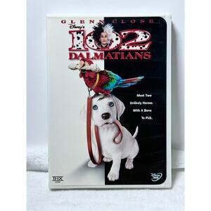 Disney 102 Dalmatians DVD Glenn Close 2000 THX Full Screen with Inserts